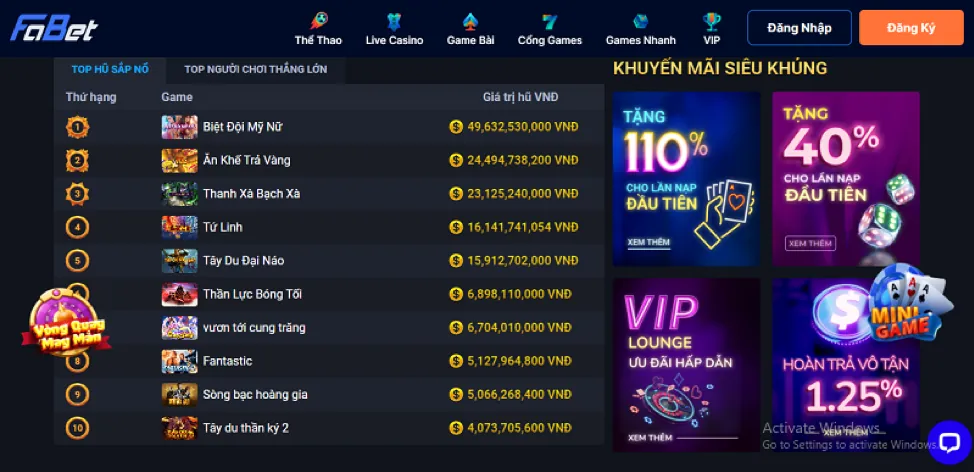 Trò chơi bắn cá cổ điển vin68 login